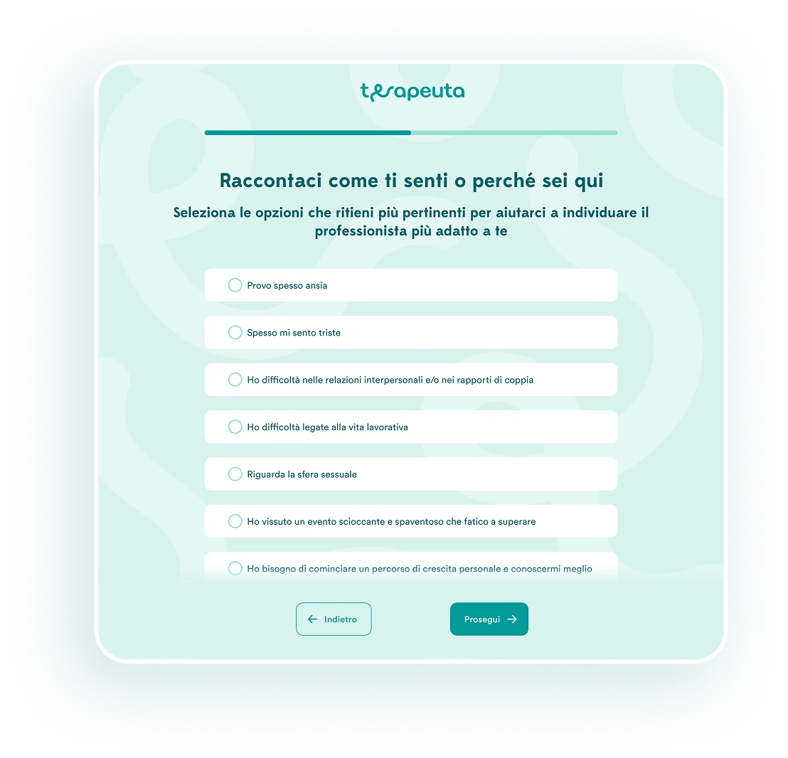 immagine questionario riguardo a come ti senti
